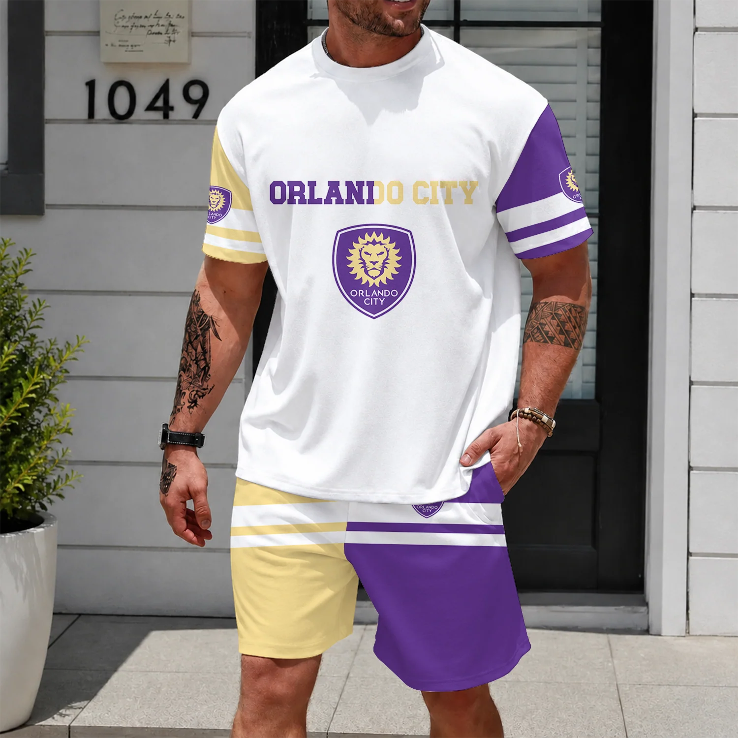 Limited Edition – Customized MLS Orlando City Sc Unisex T-Shirt & Shorts Set