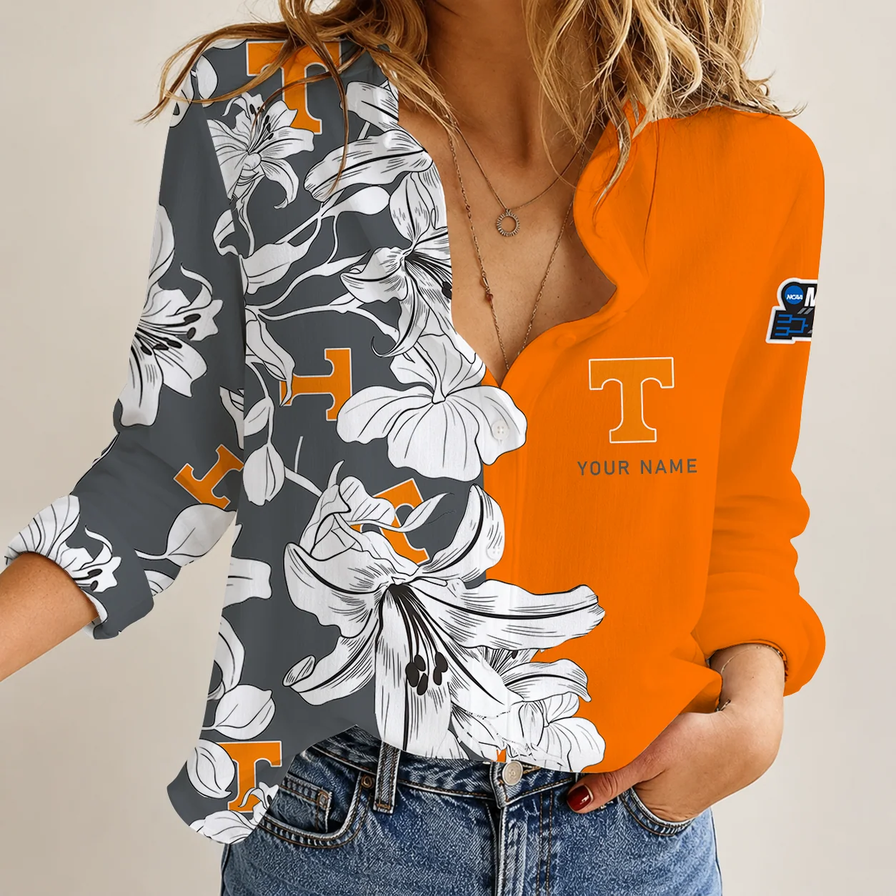 Limited Edition – Customized NCAA Tennessee Volunteers Strappy Women Casual Shirt