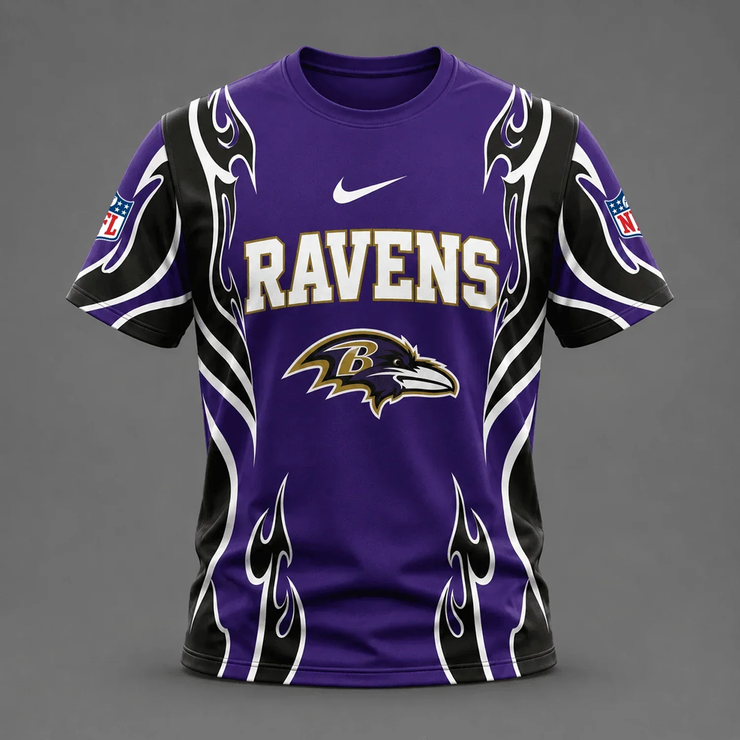 Limited Edition – Customized NFL Baltimore Ravens Unisex T-Shirt