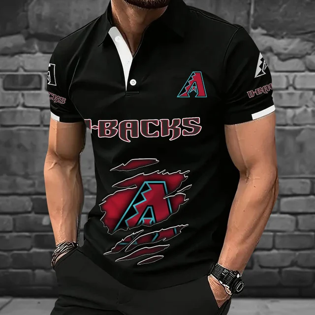 Limited Edition – Customized MLB Arizona Diamondbacks Polo Shirt - Image 4