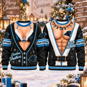 Limited Edition – Customized NFL Carolina Panthers Christmas Unisex Sweatshirt
