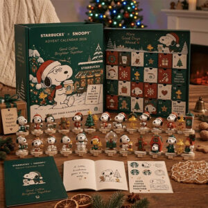 Starbucks x Snoopy Advent Calendar 24 Day Christmas Countdown Starbucks Lover Gift
