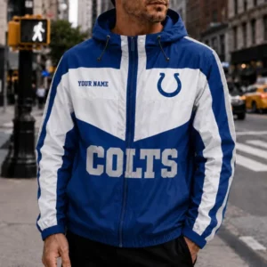 Limited Edition – Customized NFL Indianapolis Colts Windbreaker Jacket