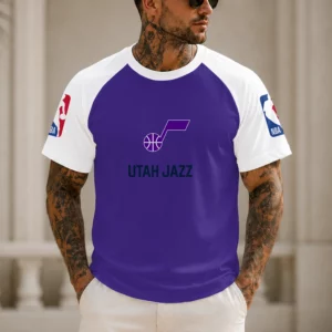 Limited Edition – Customized NBA Utah Jazz Raglan Tee