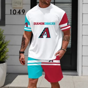 Limited Edition – Customized MLB Arizona Diamondbacks Unisex T-Shirt & Shorts Set