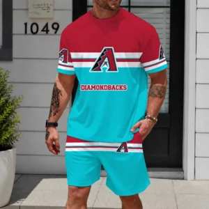 Limited Edition – Customized MLB Arizona Diamondbacks Unisex T-Shirt & Shorts Set