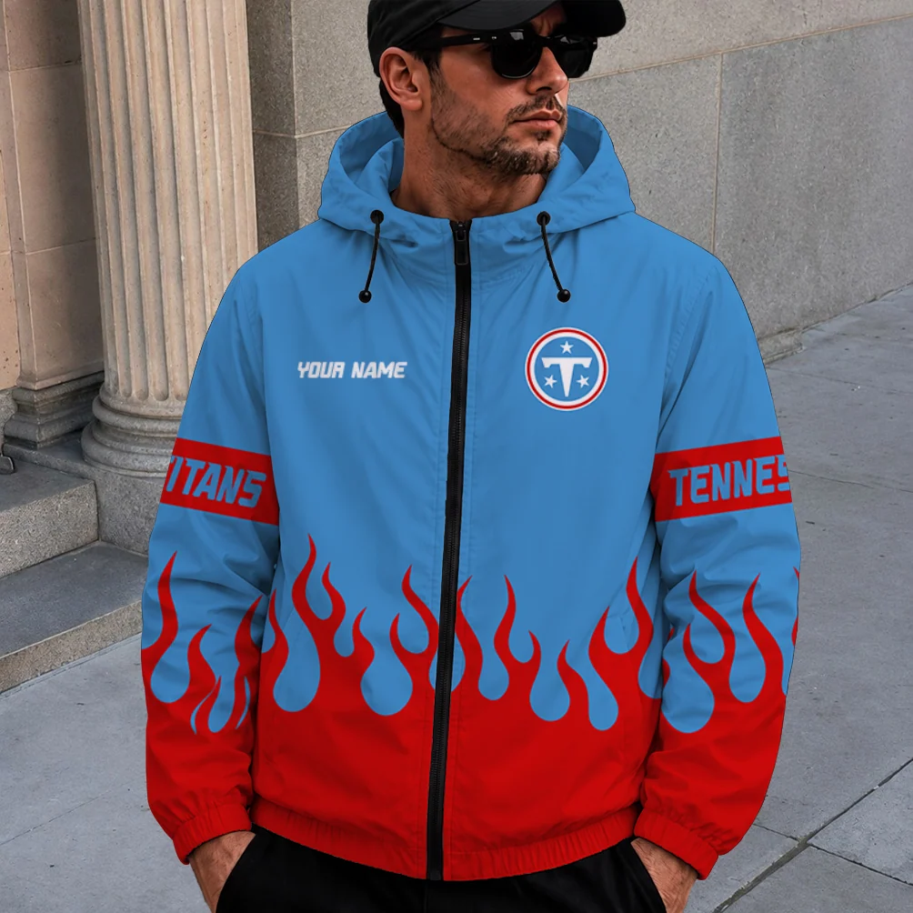 Limited Edition – Customized NFL Tennessee Titans Windbreaker Jacket