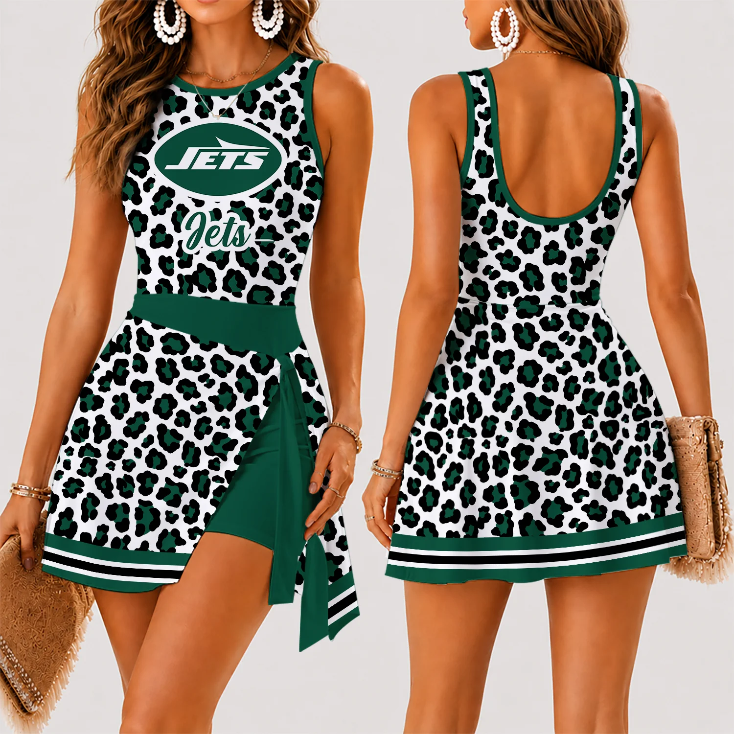 Limited Edition – Customized NFL New York Jets Women’s Summer Skort Dress