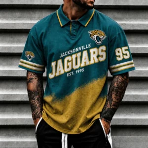 Limited Edition – Customized NFL Jacksonville Jaguars Polo Shirt