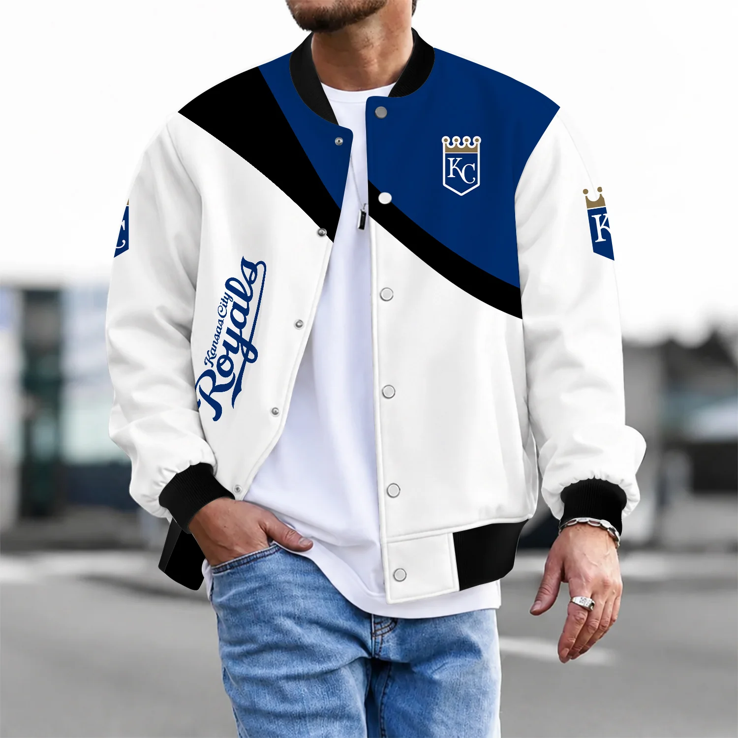 Limited Edition – Customized MLB Kansas City Royals Satin Varsity & Baseball Jacket