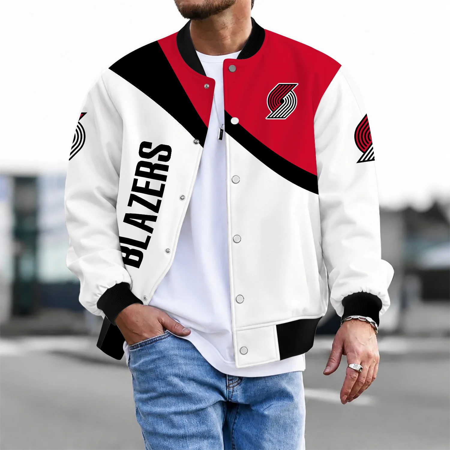 Limited Edition – Customized NBA Portland Trail Blazers Baseball Jacket, Satin Varsity Jacket