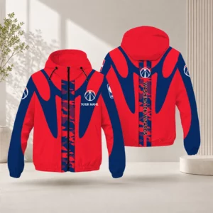 Limited Edition – Customized NBA Washington Wizards Windbreaker Jacket