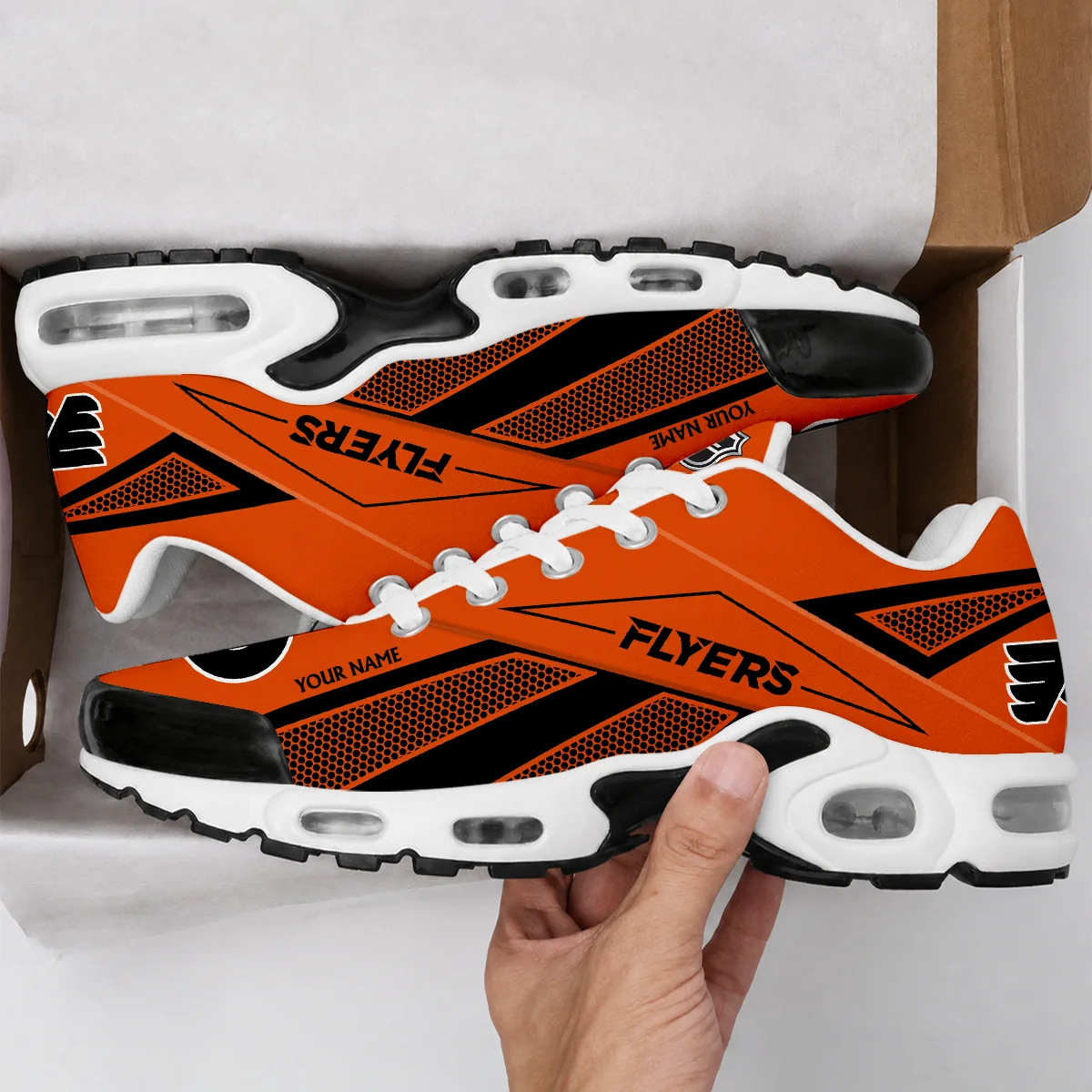 Limited Edition – Customized NHL Philadelphia Flyers Air Max Plus Sneakers