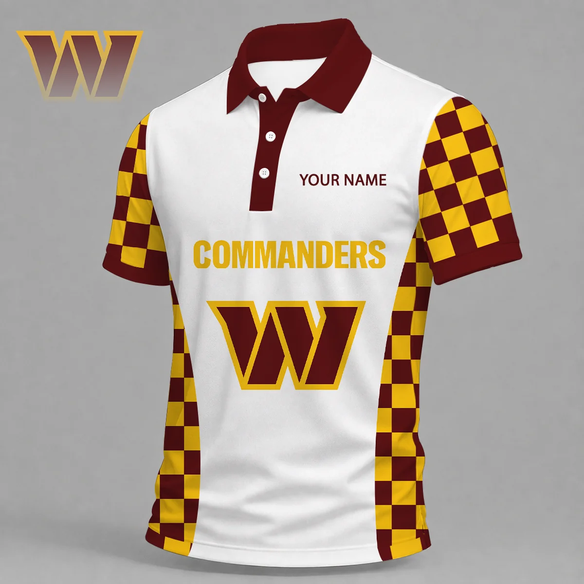 Limited Edition – Customized NFL Washington Commanders Polo Shirt