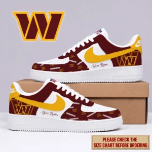 Limited Edition – Customized NFL Washington Commanders Af1 Shoes