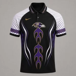 Limited Edition – Customized NFL Baltimore Ravens Polo Shirt