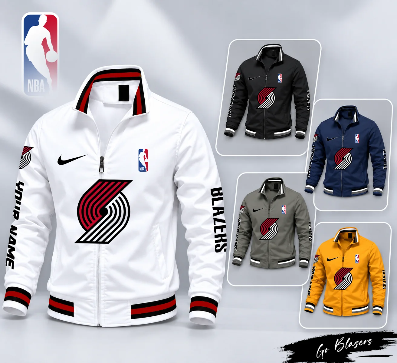 Limited Edition – Customized NBA Portland Trail Blazers Multicolor Men’s Casual Jacket
