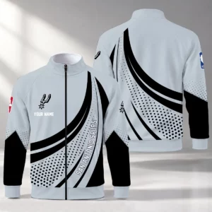 Limited Edition – Customized NBA San Antonio Spurs Stand Collar Jacket