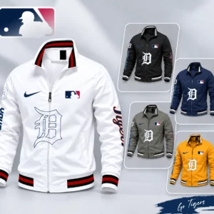 Limited Edition – Customized MLB Detroit Tigers Multicolor Men’s Casual Jacket