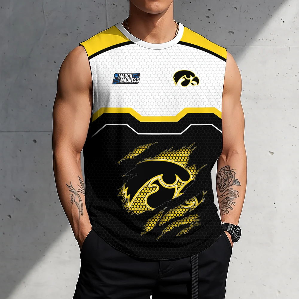 Limited Edition – Customized NCAA Iowa Hawkeyes Men’s Gym Shirt