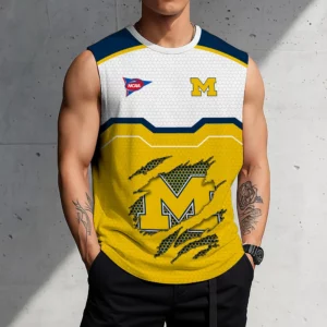 Limited Edition – Customized NCAA Michigan Wolverines Men’s Gym Shirt