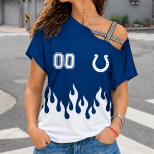 Limited Edition – Customized NFL Indianapolis Colts Women’s Shoulder Shirt