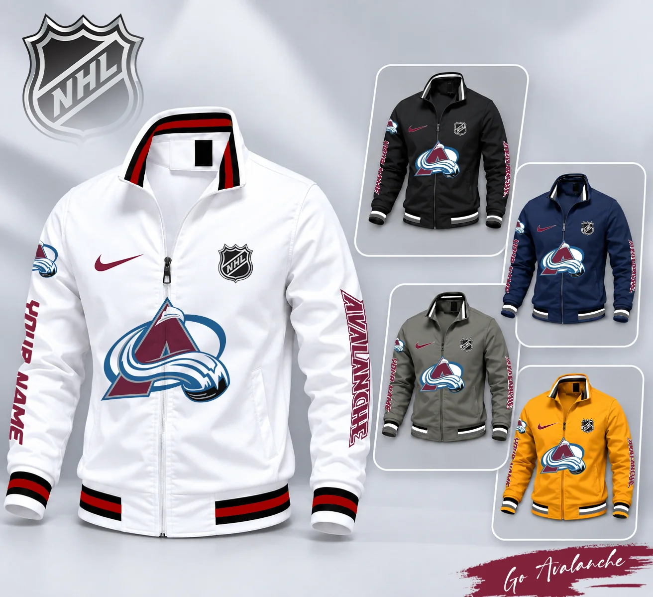 Limited Edition – Customized NHL Colorado Avalanche Multicolor Men’s Casual Jacket