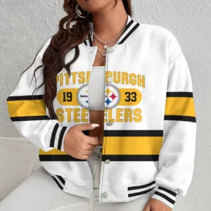 Limited Edition – Customized NFL Pittsburgh Steelers Satin Varsity & Baseball Jacket