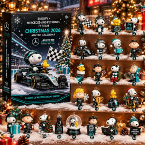 Snoopy x Mercedes-AMG Petronas Advent Calendar Christmas Eve Countdown Gift For Him