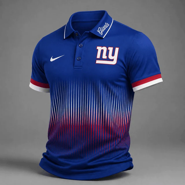 Limited Edition – Customized NFL New York Giants Polo Shirt