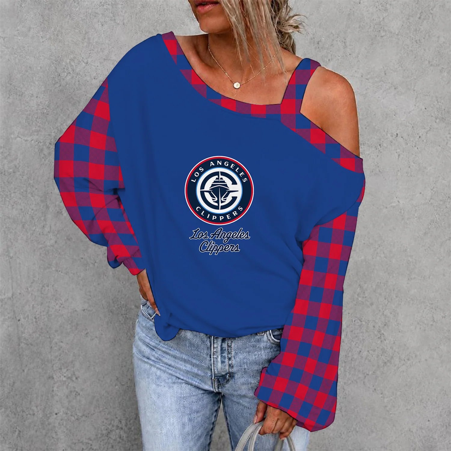 Limited Edition – Customized NBA Los Angeles Clippers Drop Shoulder Sweatshirt
