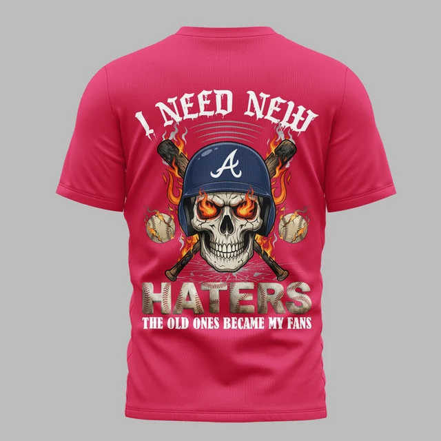 Limited Edition – Customized MLB Atlanta Braves Muticolor T-Shirt - Image 4