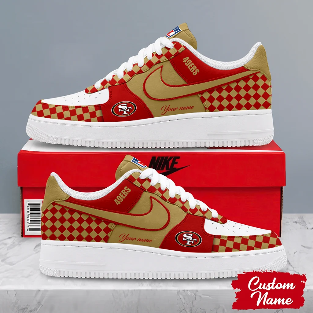 Limited Edition – Customized NFL San Francisco 49Ers Af1 Shoes