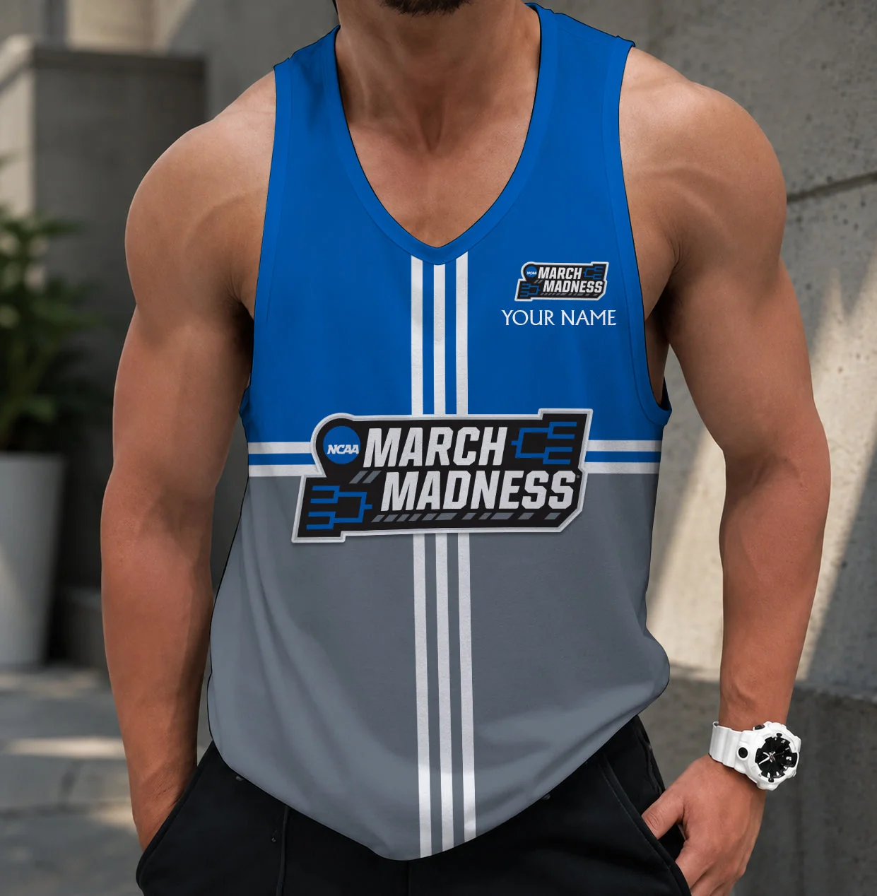 Limited Edition – Customized NCAA March Madness Strappy Unisex Tank Top