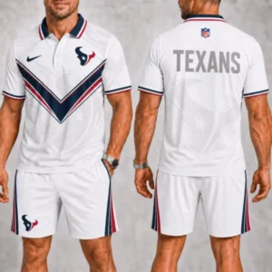 Limited Edition – Customized NFL Houston Texans Polo Shirt & Short Pants
