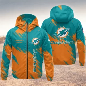 Limited Edition – Customized NFL Miami Dolphins Windbreaker Jacket