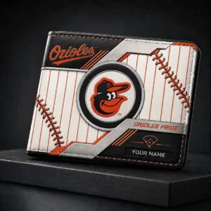 Limited Edition – Customized MLB Baltimore Orioles Leather Wallet
