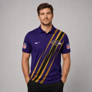 Limited Edition – Customized NFL Baltimore Ravens Polo Shirt