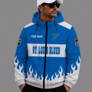 Limited Edition – Customized NHL St. Louis Blues Windbreaker Jacket
