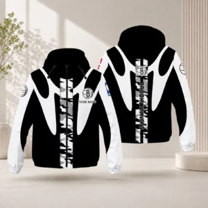 Limited Edition – Customized NBA Brooklyn Nets Windbreaker Jacket
