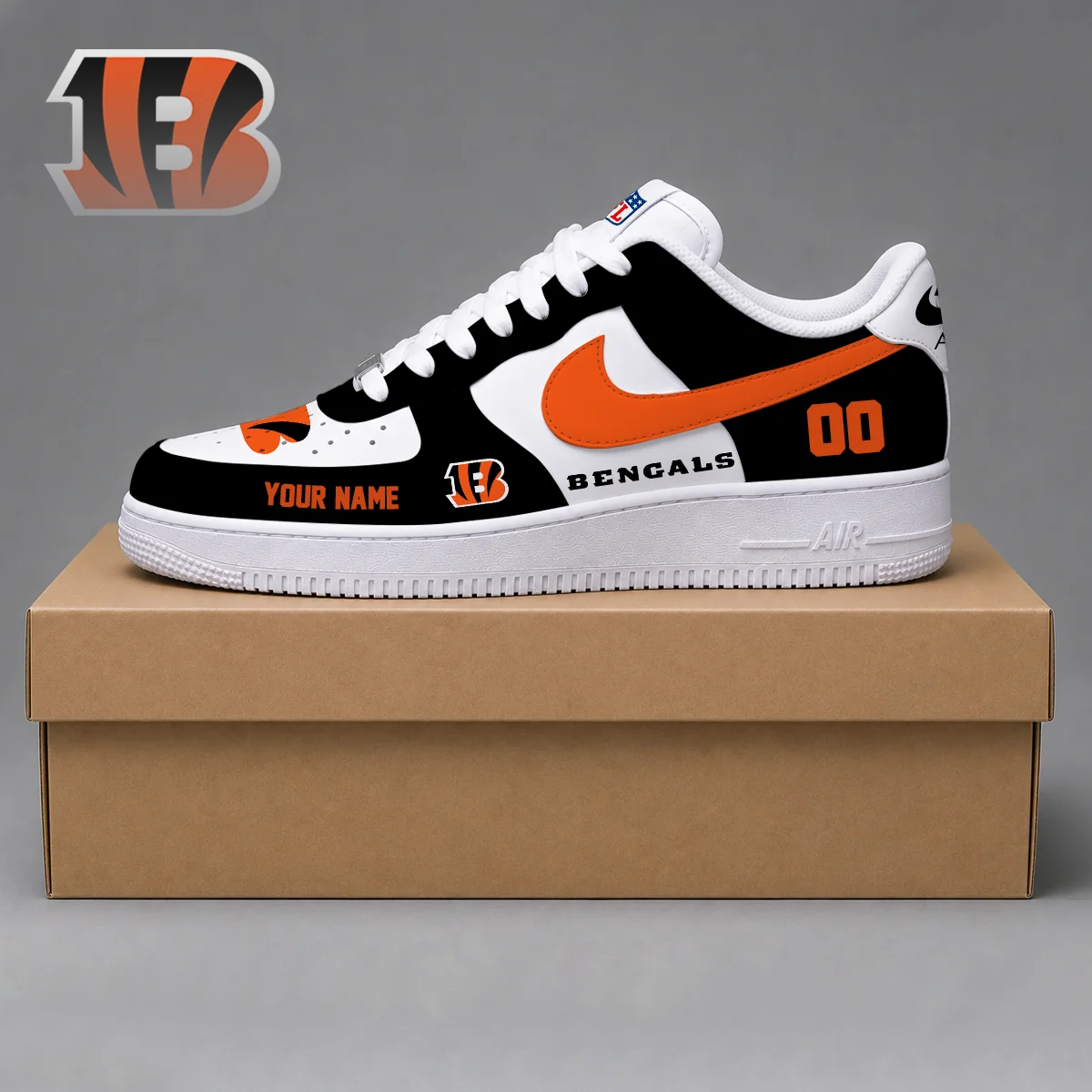 Limited Edition – Customized NFL Cincinnati Bengals Af1 Shoes