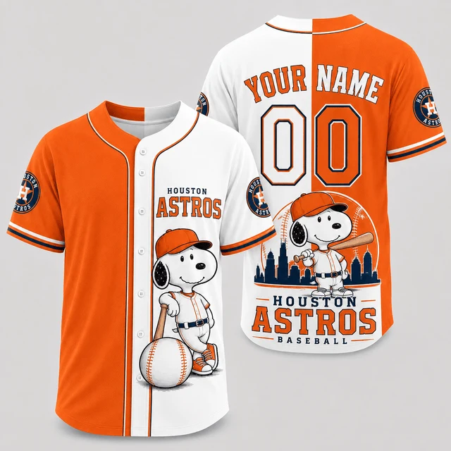 Limited Edition – Customized MLB Houston Astros Baseball Jersey - Image 2