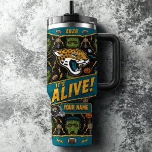 Limited Edition – Customized NFL Jacksonville Jaguars Halloween 40Oz Tumbler