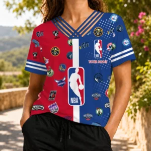 Limited Edition – Customized NBA All Teams V-Neck Shirt