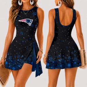 Limited Edition – Customized NFL New England Patriots Women’s Summer Skort Dress