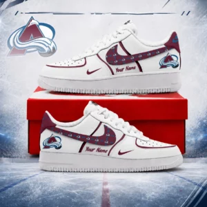 Limited Edition – Customized NHL Colorado Avalanche Af1 Shoes