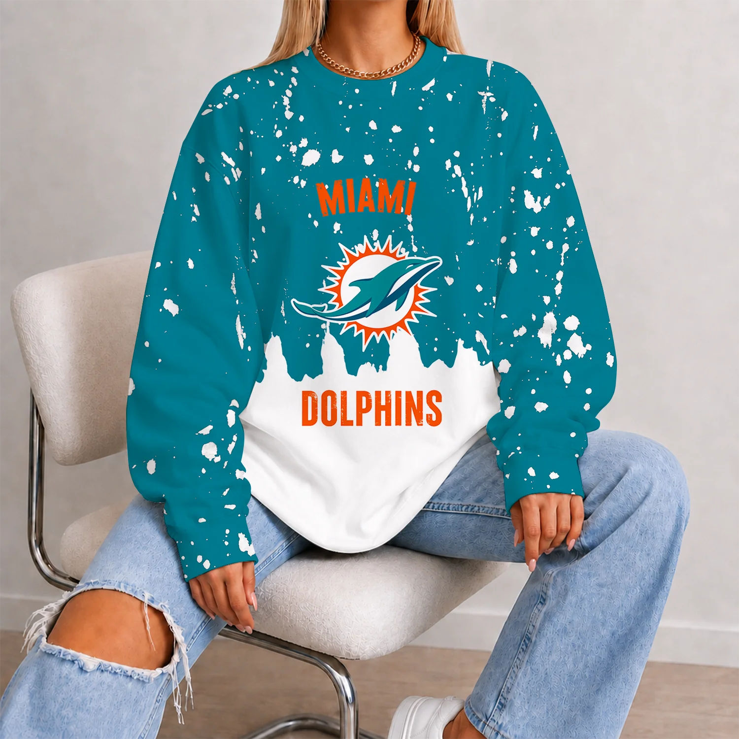 Limited Edition – Customized NFL Miami Dolphins Unisex Sweatshirt