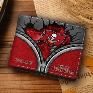 Limited Edition – Customized NFL Tampa Bay Buccaneers Leather Wallet