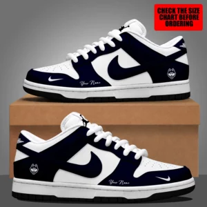 Limited Edition – Customized NCAA Uconn Huskies Strappy Dunk Low Shoes