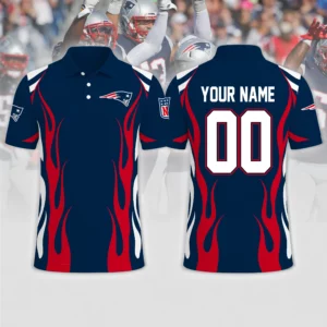 Limited Edition – Customized NFL New England Patriots Polo Shirt